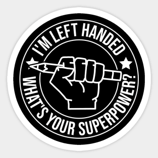 Lefty Left Handed Sticker